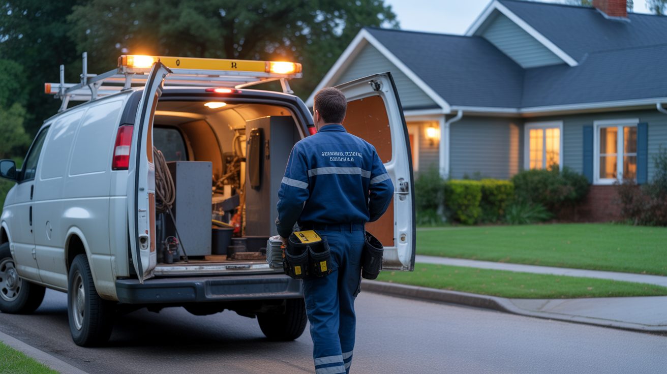 Emergency crew responding to a call in Southampton